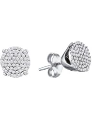 0.33CTW DIAMOND MICRO PAVE EARRING