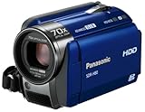 Panasonic SD/HDDビデオカメラ ブルー SDR-H80-A