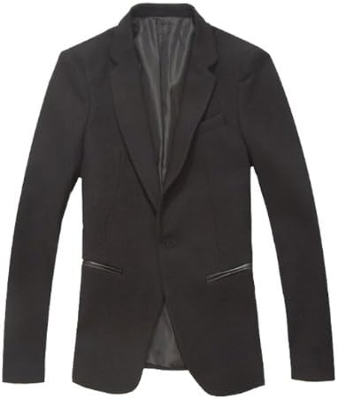 Wantdo Men's Fashion Wool Blend Coat XZ1204-X05(Black US X-Small/AisaM)