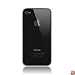 MiniSuit iPhone 4 Skin Case for iPhone 4G / 4th Generation compatible with 16GB / 32GB HD TPU skin case and MiniSuit LCD Cleaner keychain - Smoke Circle