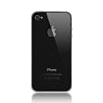 MiniSuit iPhone 4 Skin Case for iPhone 4G / 4th Generation compatible with 16GB / 32GB HD TPU skin case and MiniSuit LCD Cleaner keychain - Smoke Circle