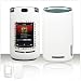 PCMICROSTORE Brand Motorola RAZR2 V8 V9m (NOT Compatible with AT&T V9) White Rubberize Diamond Snap-On Crystal Case Cover