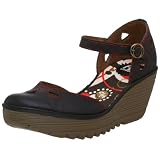 FLY London Women's Yuna Ankle Strap Wedge Pump