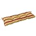 Greendale Home Fashions 54-Inch Outdoor Bench Cushion, Carnival Stripe