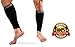 Copper Compression Calf Sleeves - Footless Knee High Compression Therapy & Support Brace for Shin Splints, Varicose Veins, Arthritis, Sprains, Running, Cycling & Fitness - Men & Women - 1 Pair