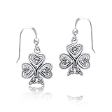 Bling Jewelry Sterling Silver Celtic Clover Hearts Dangle Earrings 41%2BdExW3OKL. SL160 Bling Jewelry Sterling Silver Celtic Clover Hearts Dangle Earrings