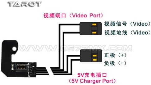 Tarot TL68A10 Gopro AV Video Output and Charging Cable For GOPro Hero3 TL68A00
