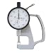 Mitutoyo 7331S Dial Thickness Gage, Flat Anvil, Light Weight Type, 0-10mm Range, 0.01mm Graduation, +/- 20 micrometer Accuracy