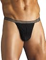 Velvet Striped Posing Thong.