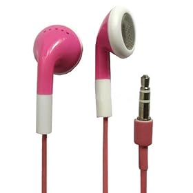 Earphones for Apple iPod Nano - Pink