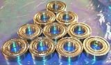 10 Bearing 6200ZZ 10x30x9 Shielded Ball Bearings