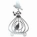 Plexi-Mirror Bird in Cage Wall Sticker, 15H x 8.75W