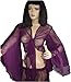 Burgundy Belly dance chiffon flare top choli tribal blouse