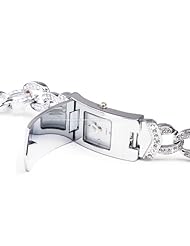 Luxury Ladies Watches Woman Crystal 752433BLK Silver Bracelet Bangle Women