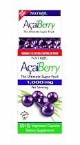 Natrol, AcaiBerry, The Ultimate Super Fruit, 60 + 15 Veggie Caps