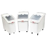 Slant Front Ingredient Bin (w/ Sliding Lid) 2.75 Cu.Ft. (White)