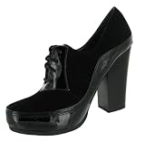 CK Jeans Women's Nell Platform Pump,Black,39 EU/8 B US