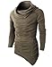 H2H Mens Casual Slim Fit Turtleneck Pullover Lightweight Long Sleeve Sweaters