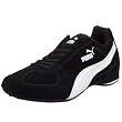 Puma 349177 01 Racer S Suede, Herren Sneaker, Schwarz (black-white), EU 42, (UK 8)