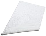Pinzon Luxury Loop 21-By-34-Inch Bath Rug, White