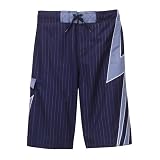 Boys' Mossimo  Lightning Bolt Swim Shorts - Navy