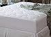 Micropuff Fitted Mattress Pad - California King Size Mattress Pad - Soft and Comfortable Fitted Mattress Protector - Mattress Cover Stretches up to 15 Inches Deep - Easy to Wash