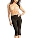 Double Agent High Waist Shaping Capris - SlimMe by MeMoi - Versatile Leggings ,Black,Medium