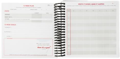 Fitlosophy Fitbook: Fitness and Nutrition Journal to Plan, Track, and Reach Health and Weight Loss Goals