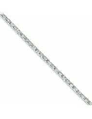 2.1 Carat 14K White Gold Diamond Bracelet