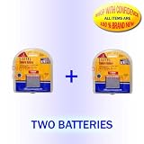 TWO PACK 3HR BATTERY FOR PENTAX OPTIOSV OPTIOWPI V10 S51 D-L18