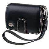 Olympus Slim Leather Case for Olympus Stylus 710, 720SW, 730 FE-180 and FE190 (Black)
