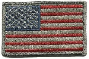 Tactical USA Flag Patch - Subdued Silver for Condor Cap, Rapdom Tactical Operator Cap, Rotho Special Forces Cap, Under Armour Tactical Cap and Other Special Forces Tactical Cap