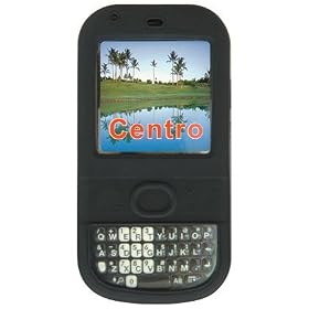 PCMICROSTORE Brand Palm Centro 690 Premium Black Silicone Skin Case Cover by PCMicroStore