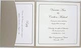 Silver Square Invitation Kit,makes 25 Sets