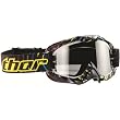 Thor MX Ally Wrap Adult MX Motorcycle Goggles w/ Free B&F Heart Sticker Bundle - Ripple