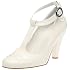 escarpin satin blanc Ellips Bet