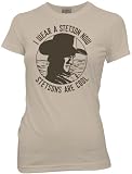 Doctor Who Matt Smith Stetson Juniors Womens T-shirt