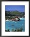 Eden Roc Hotel, St. Jean, St. Barts, French West Indes Framed Art Poster Print by Walter Bibikow, 18x22