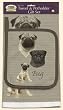 David Kiphuth Dog Breed Kitchen Towel and Potholder Set--Pug