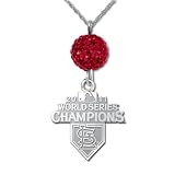 MLB St. Louis Cardinals 2011 World Series Championship Sterling Silver Ovation Necklace by LogoArt®