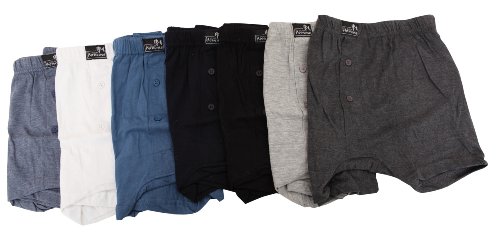 Clearance - Mens Boxer Shorts Underwear, Button 