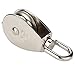 BQLZR M50 Stainless Steel 304 Single Wheel Swivel Pulley Block Loading 400kg