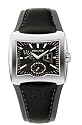 Police 'Enterprise' Gents Black Leather Strap And Black Dial Watch