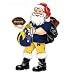 Texas Longhorns 44 Light-Up Santa Lawn Figure - NCAA College Athletics