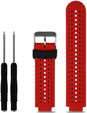 Accessory for Garmin Forerunner 230/235/630, Feier(TM) Soft Silicone Replacement Wrist Watch Band for Garmin Forerunner 230/235/630 (Red)