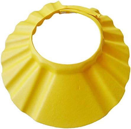 ym2015 Adjustable EVA Child / Baby Shower Cap Shampoo Cap, Eye and Ear Protection ,Yellow