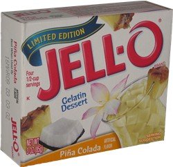 Jell-o Pina Colada Flavor 3 oz  12 count by Kraft