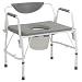 Drive Medical 11135-1 Deluxe Bariatric Drop-Arm Commode Assembled