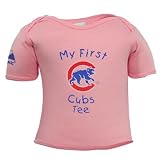 Chicago Cubs Newborn & Infant Pink 'My First Cubs Tee' Shirt