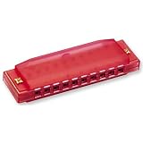 Hohner Kids Clearly Colorful Translucent Harmonica, Assorted Colors